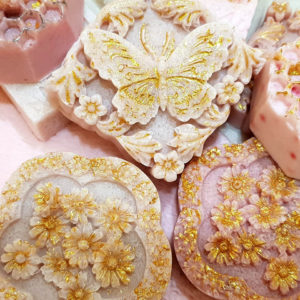 pink brazilian clay soap